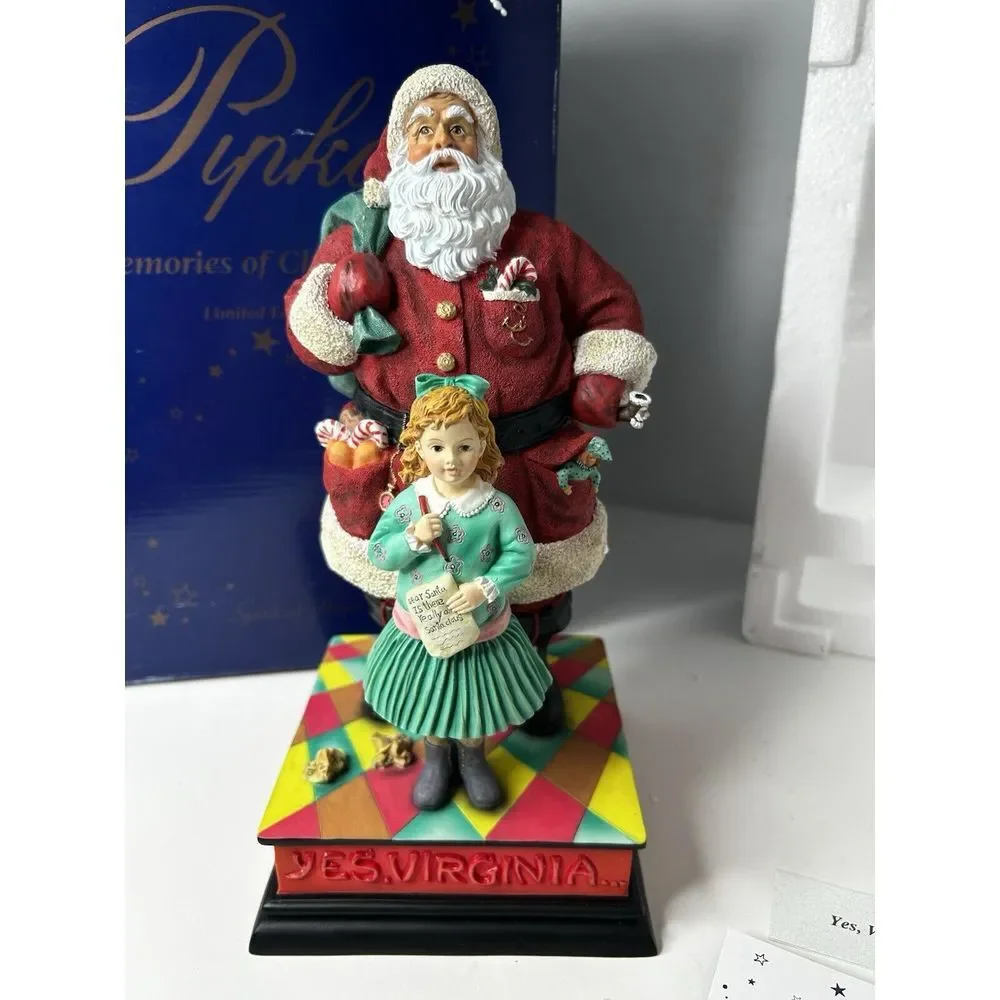Vintage Pipka Memories of Christmas - Yes, Virginia Santa Claus 11